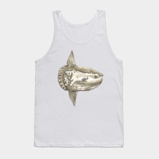 Ocean  sunfish Mola mola for ocean lovers, fishermen and diver Tank Top